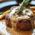 Creamy Peppercorn Filet Mignon