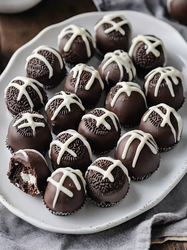 Football Oreo Truffles