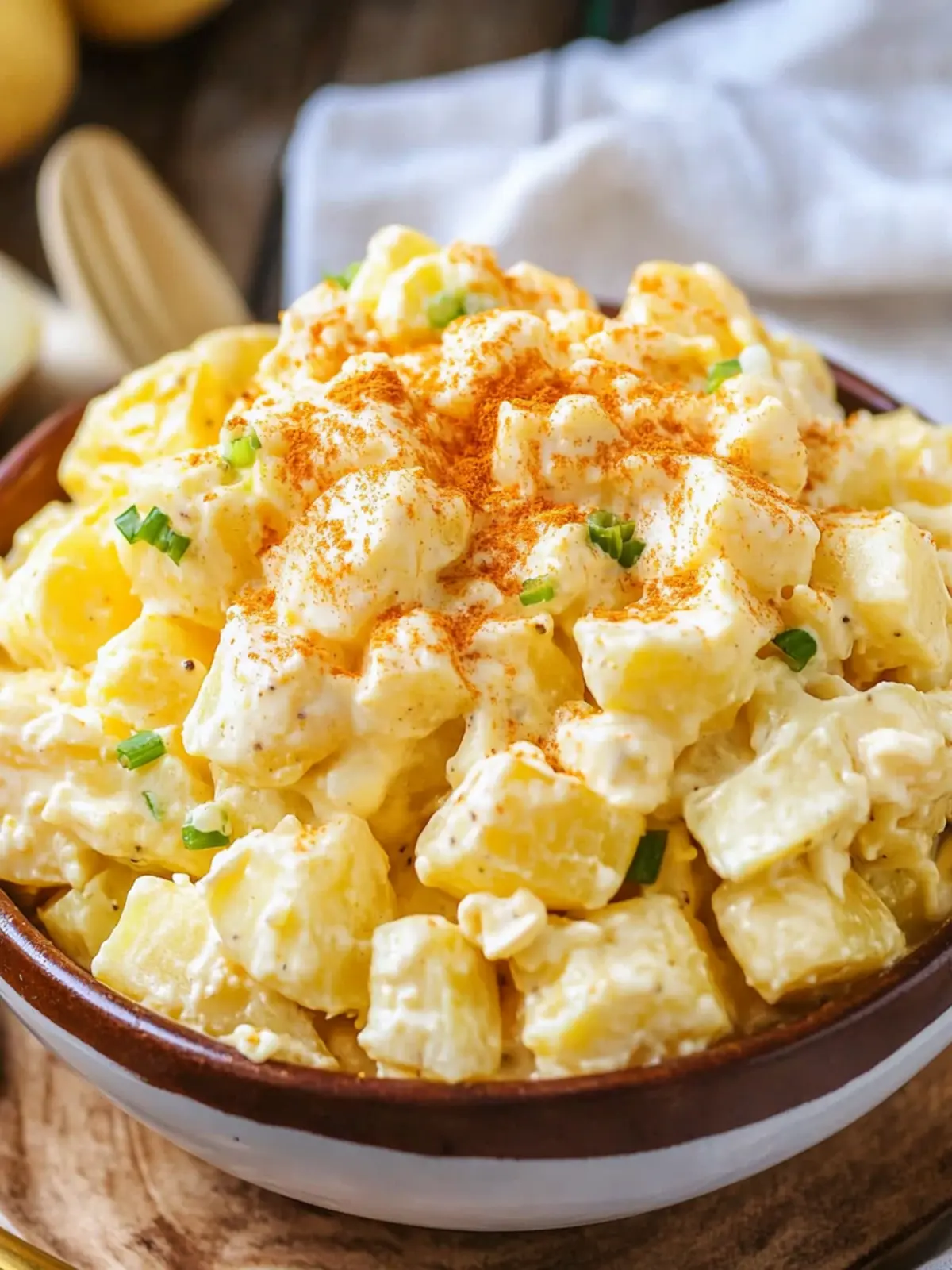 Amish Potato Salad with a Sweet Mustard Dressing