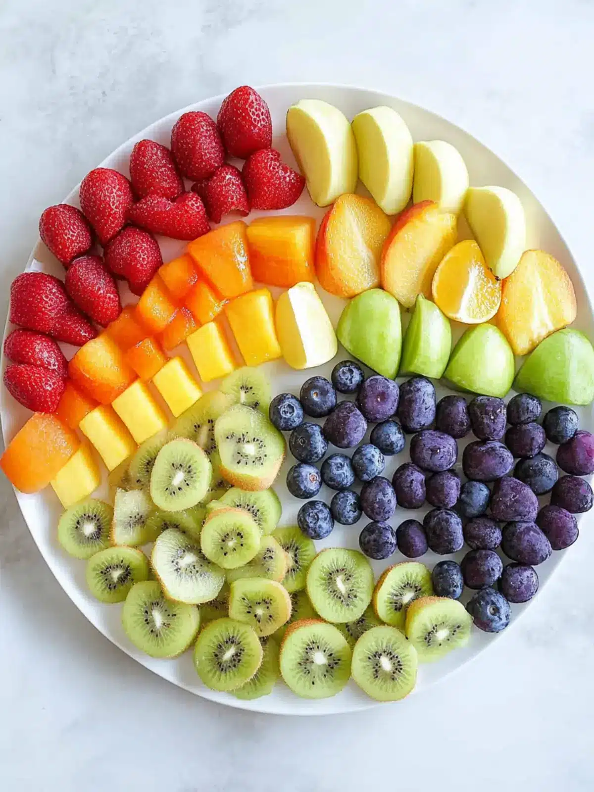 Colorful Pride Month Rainbow Fruit Platter for Joyful Sharing 4 Pride Month Rainbow Fruit Platter