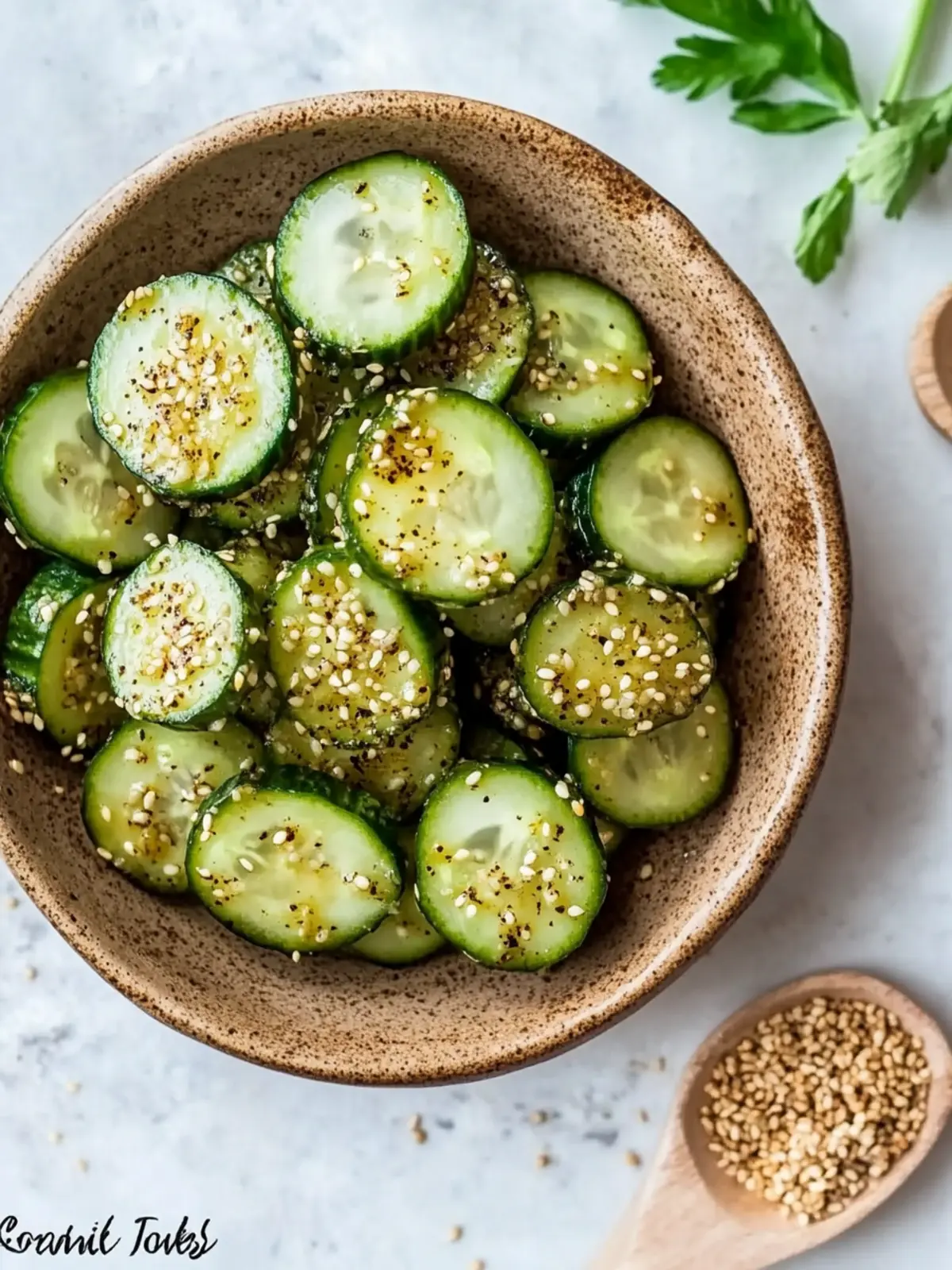 Thai Cucumber Salad with Sesame Ginger for Fresh Flavor Bliss 3 Thai cucumber salad with sesame ginger