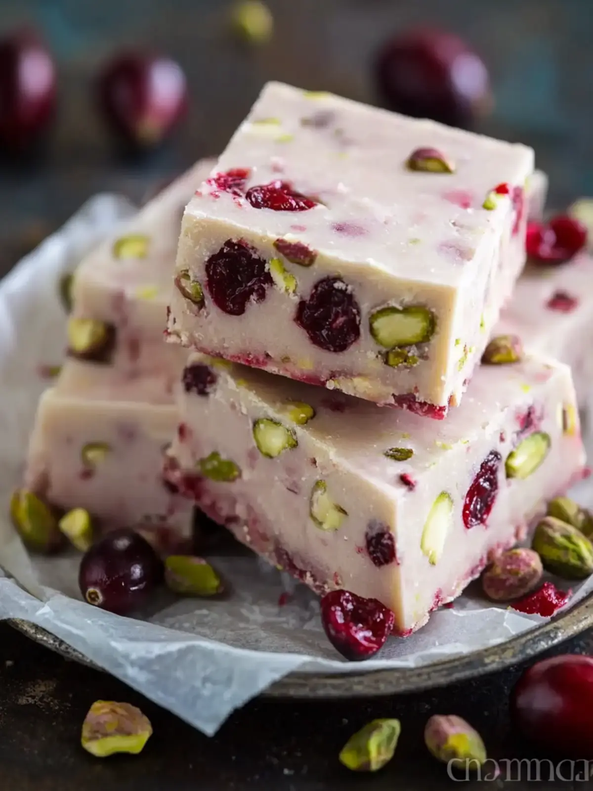 3-Minute Cranberry Pistachio Fudge That'll Wow Your Guests 4 3-minute cranberry pistachio fudge