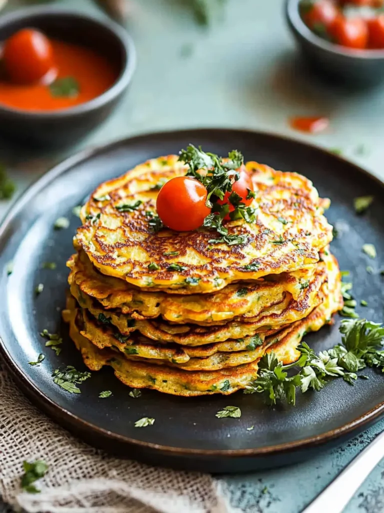 Spicy Vegetable Pancakes