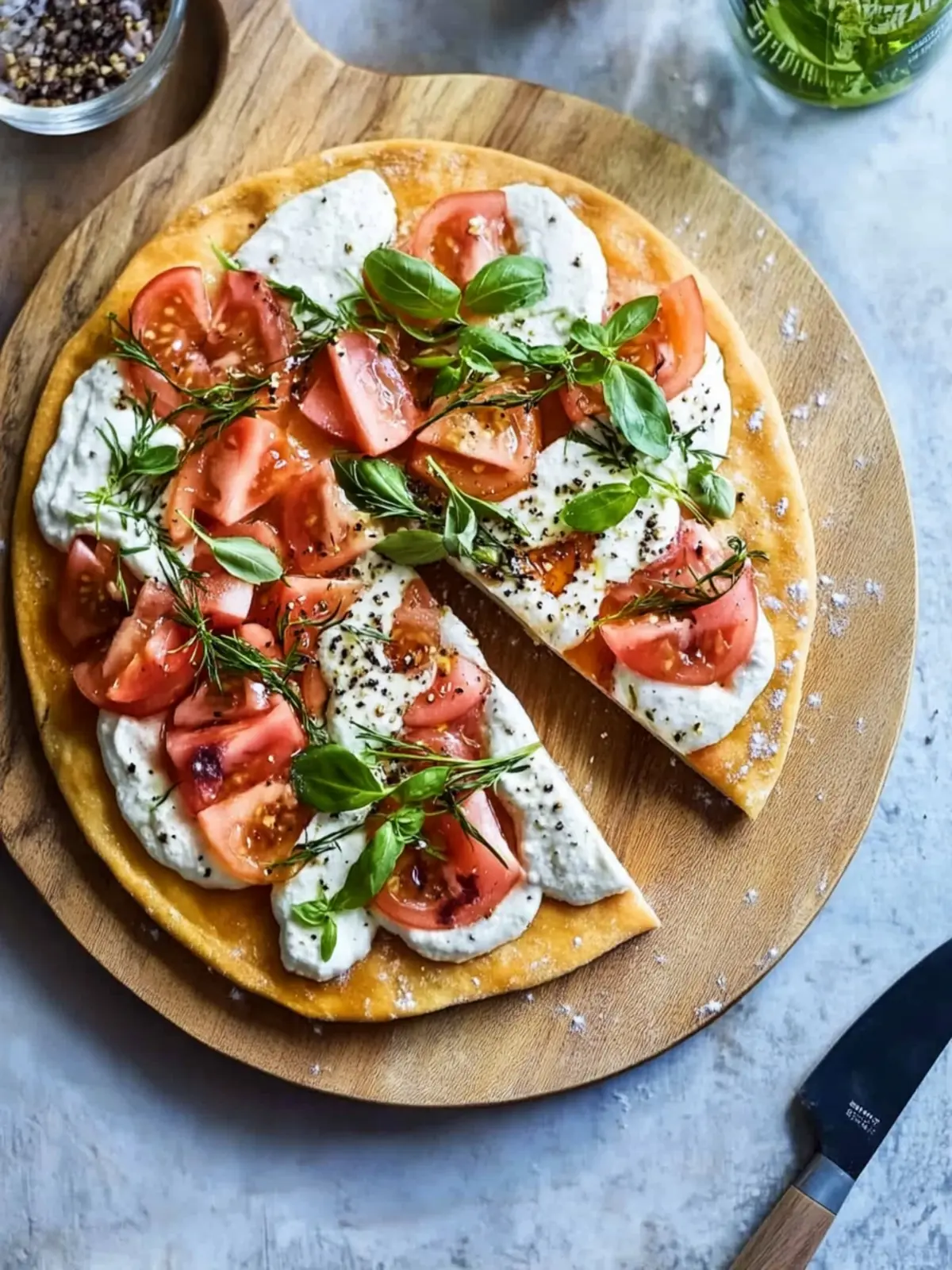 Giant Blini ‘pizza’