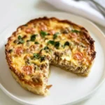 Father's Day Crustless Tuna Breakfast Quiche