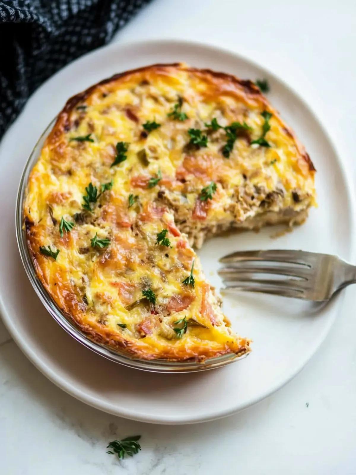 Crave-Worthy Father's Day Crustless Tuna Breakfast Quiche 3 Father's Day Crustless Tuna Breakfast Quiche