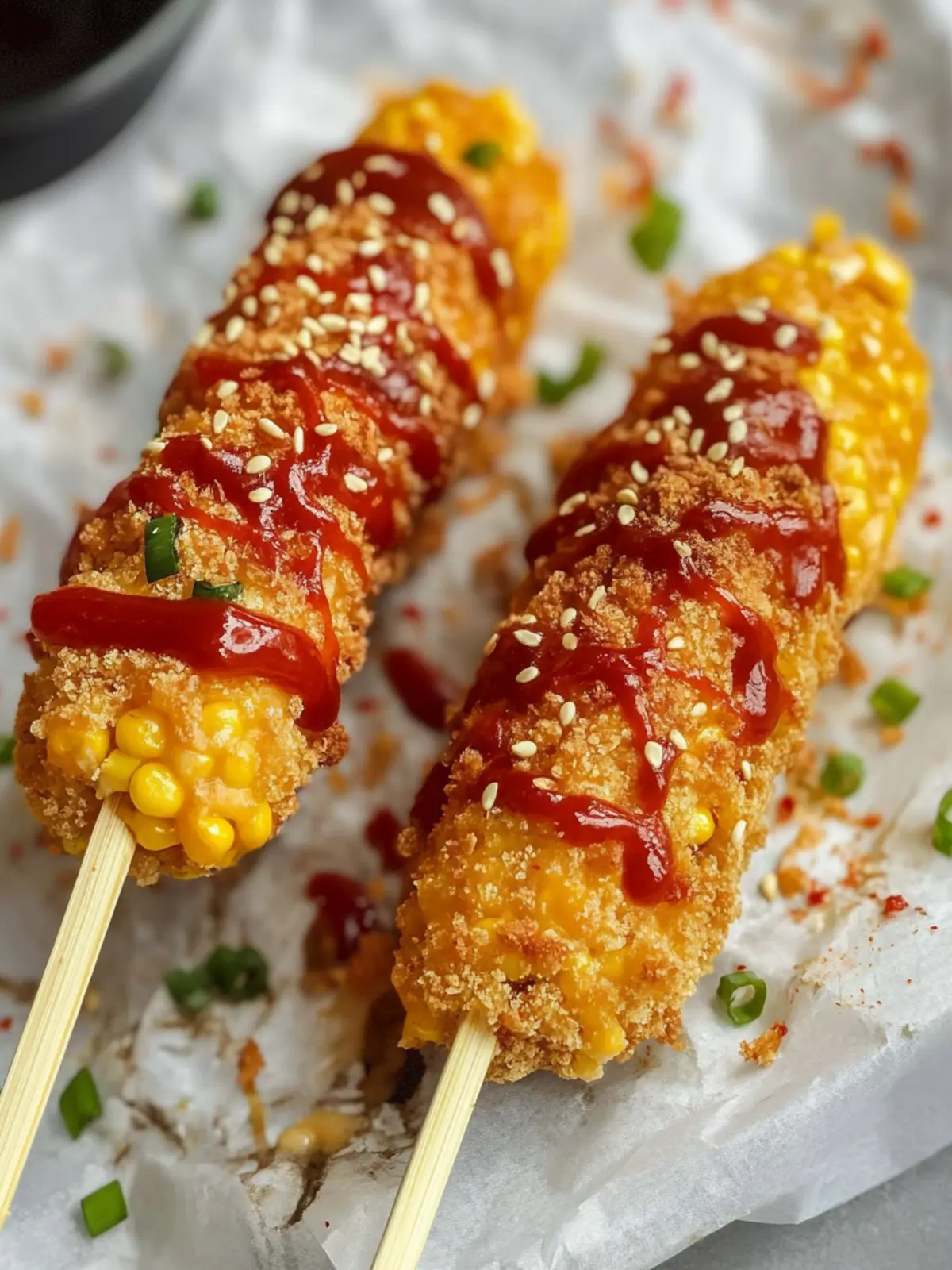 Cheesy Korean Corn Dog