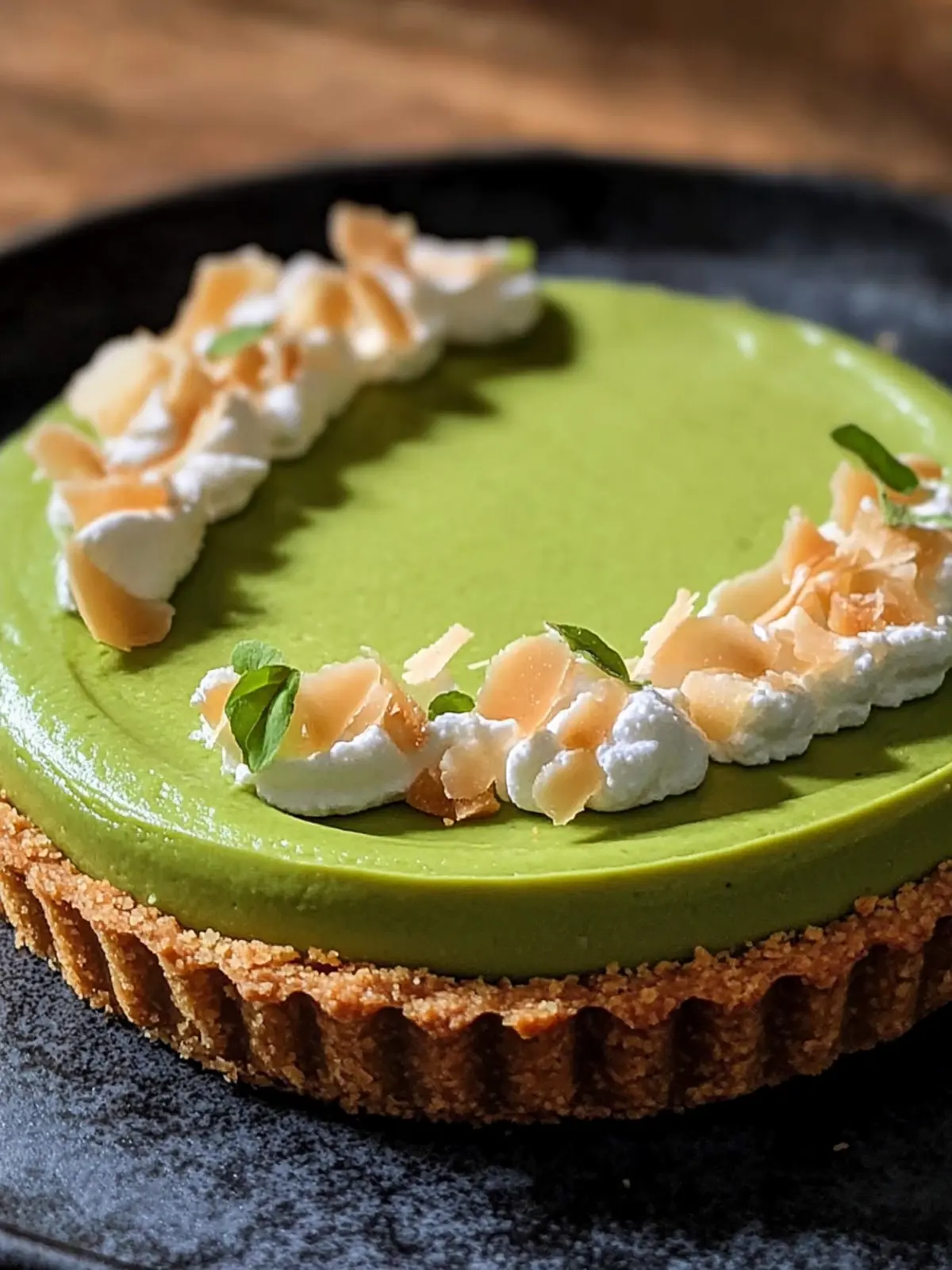 Eid al-Adha No-Bake Matcha Coconut Cream Tart in Minutes 2 Eid al-Adha Easy No-Bake Matcha Coconut Cream Tart Recipe