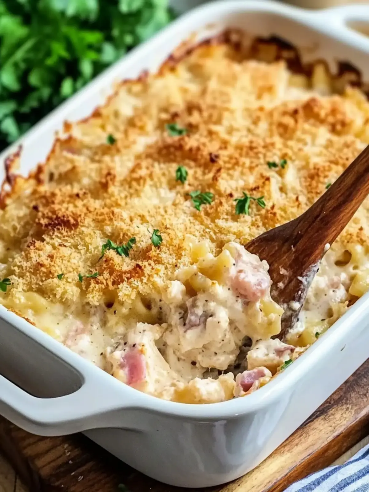 Chicken Cordon Bleu Casserole