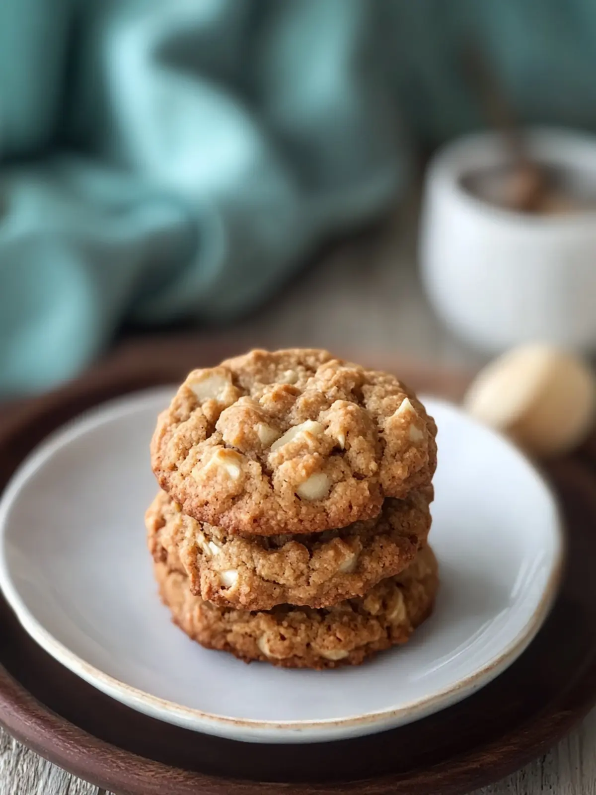Peanut Butter Apple Cookies