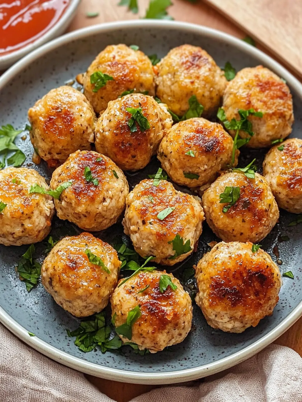 Air Fryer Chicken Meatballs That’ll Wow Your Taste Buds 2 Air Fryer Chicken Meatballs