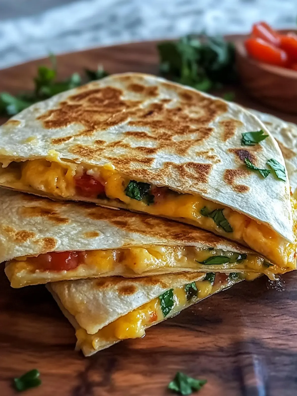 Cheese Breakfast Quesadilla