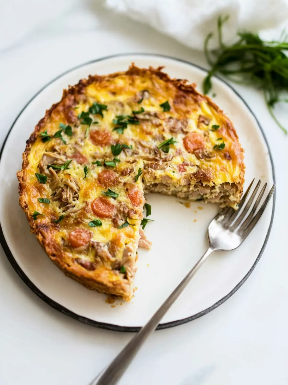 Crave-Worthy Father's Day Crustless Tuna Breakfast Quiche 4 Father's Day Crustless Tuna Breakfast Quiche