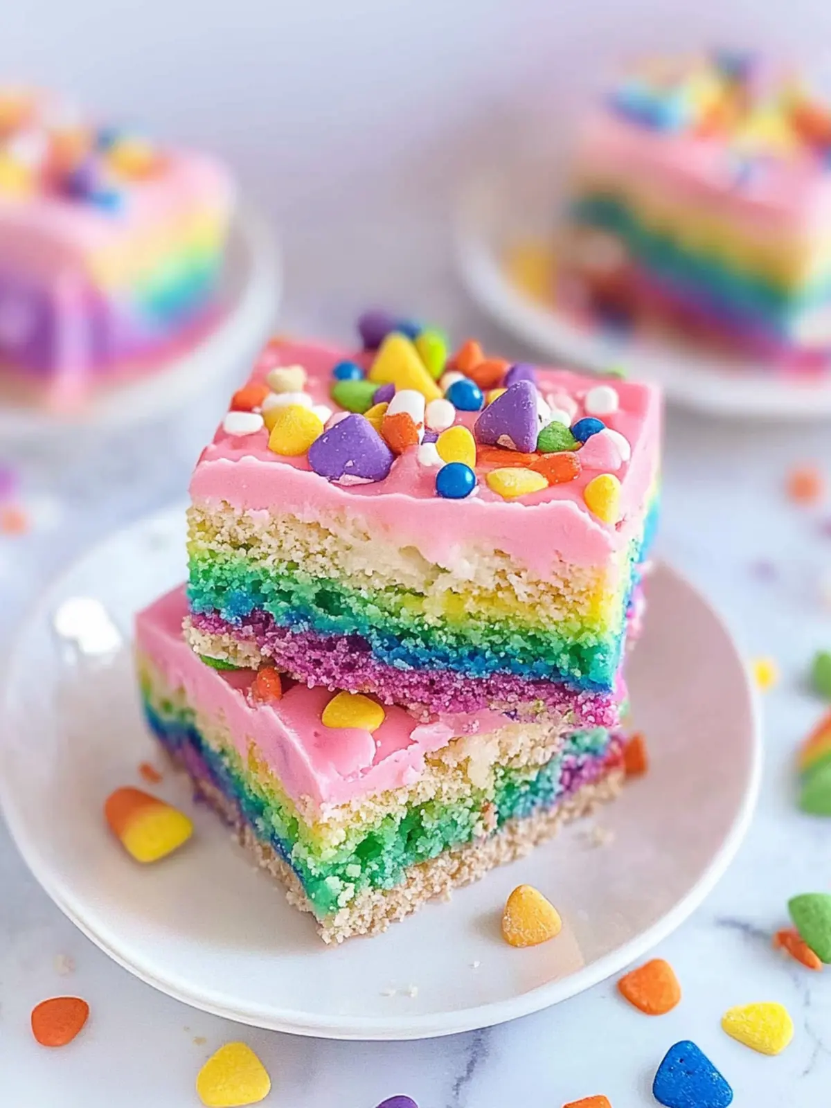 Pride Month Magical Rainbow Bars