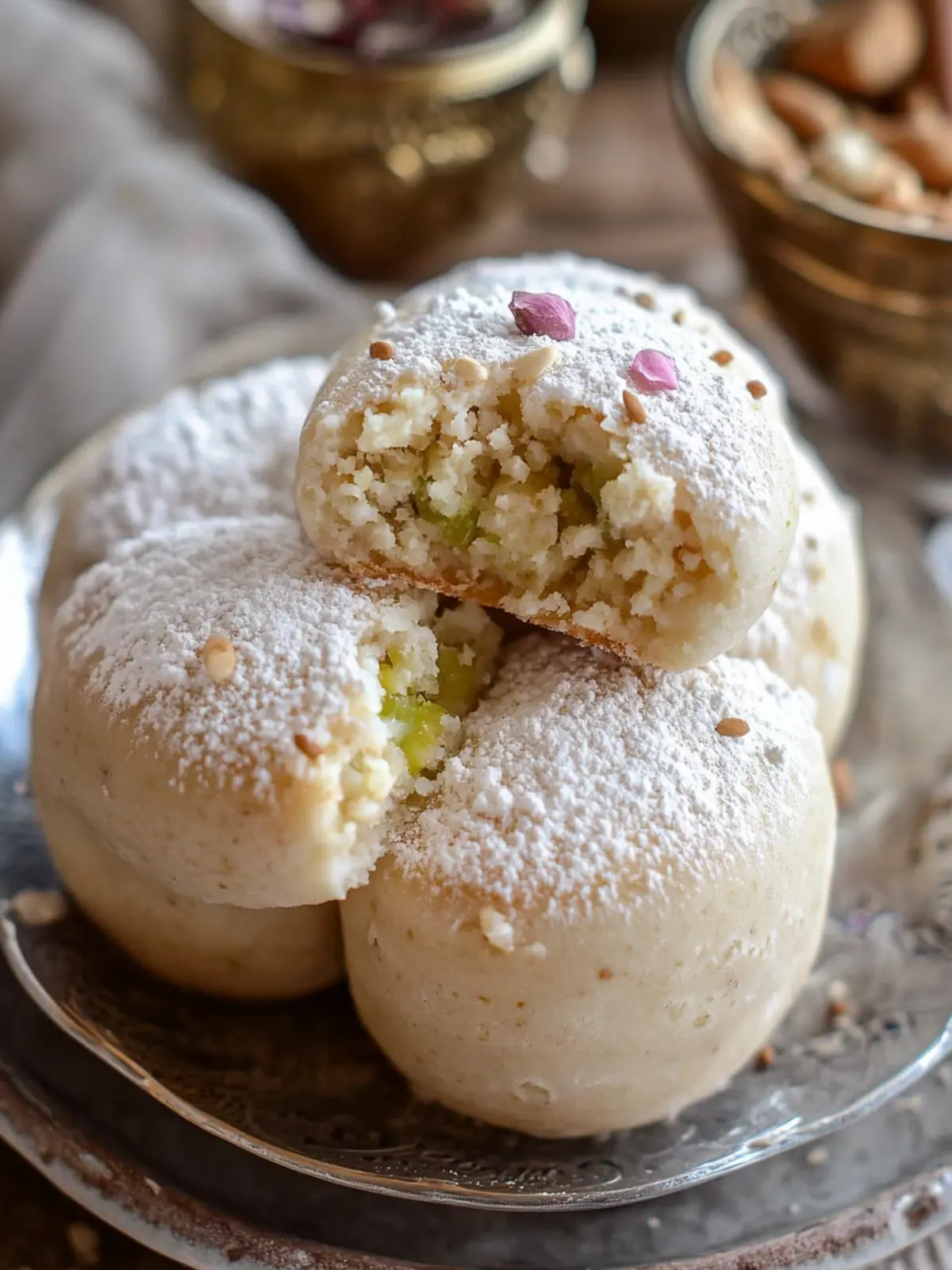 Delicious Eid al-Adha Kahk Recipe with Pistachio Bliss 4 Eid al-Adha Kahk Recipe