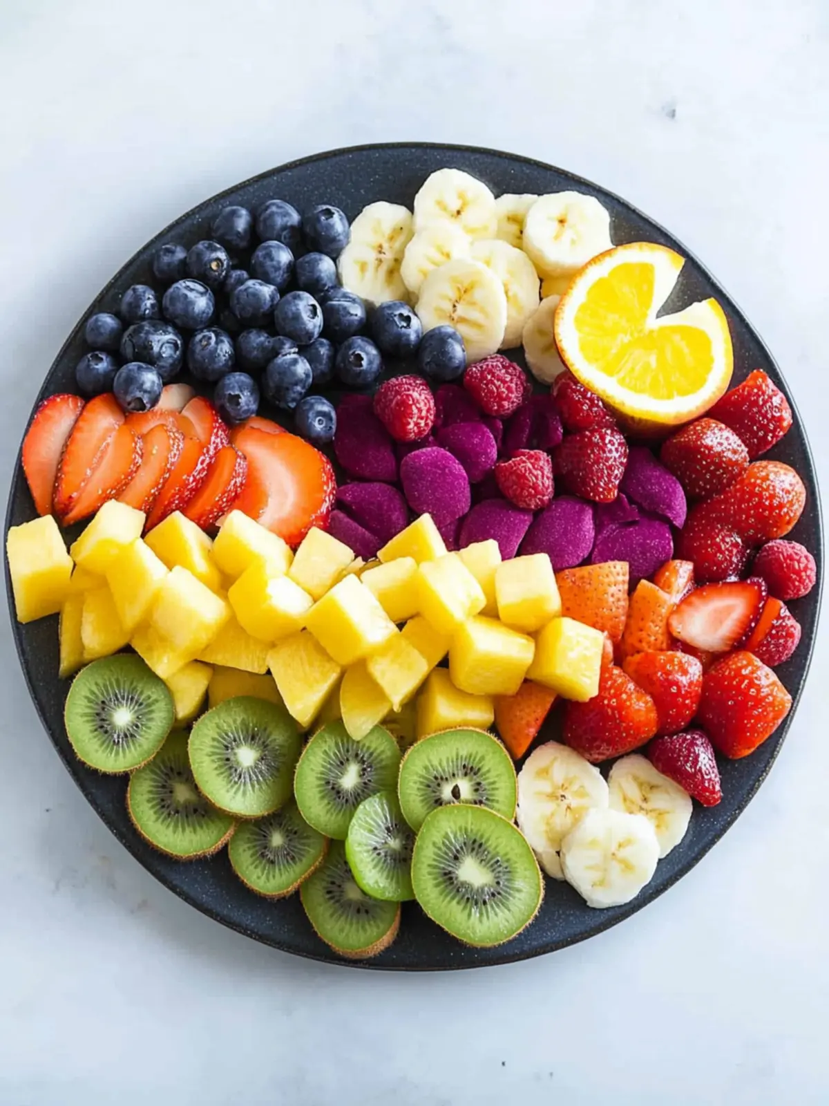 Colorful Pride Month Rainbow Fruit Platter for Joyful Sharing 5 Pride Month Rainbow Fruit Platter