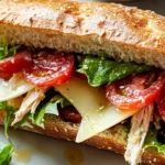 Easy Italian Grinder Salad Sandwich