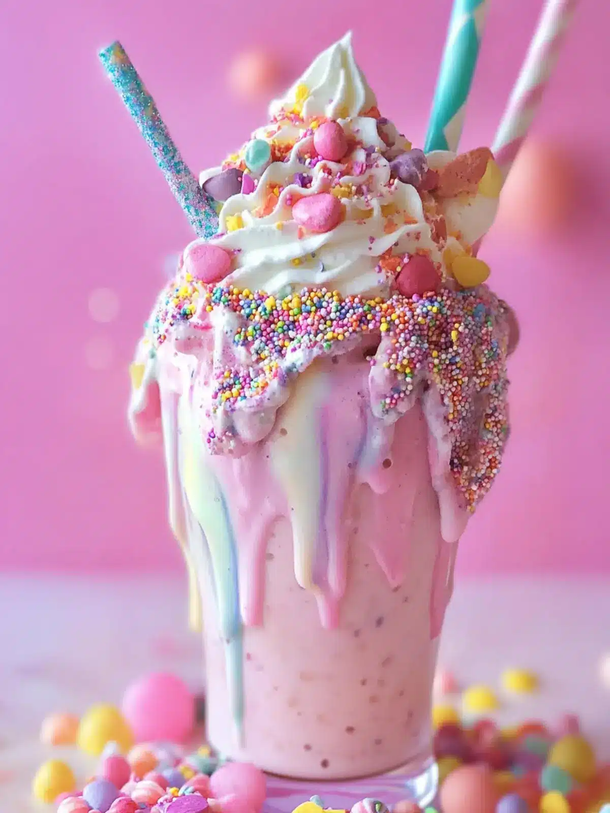 Delightful Pride Month Unicorn Bark Milkshake to Celebrate You 2 Pride Month Unicorn Bark Milkshake
