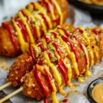 Cheesy Korean Corn Dog