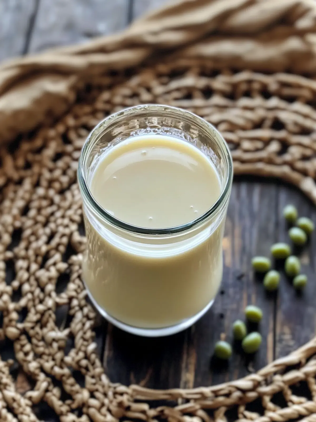 Mung Bean Milk from Peeled Mung Bean