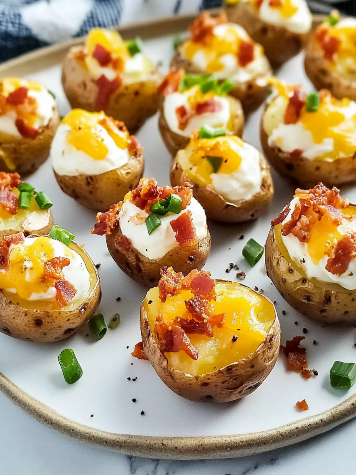 Loaded Mini Baked Potato Bites