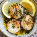 Pan-fried Scallops with Spiced Herby Butter