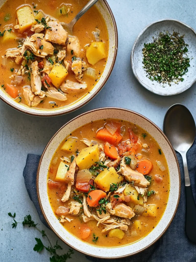 Cozy Leftover Turkey Stew