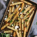 Baked Za’atar Fries with Feta
