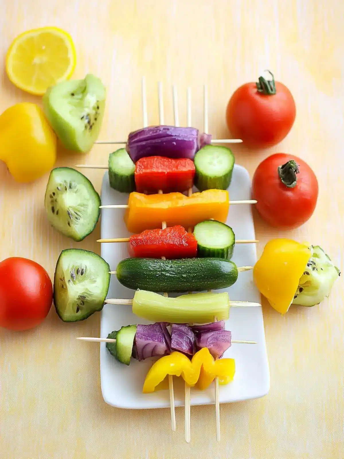 Pride Month Rainbow Veggie Kabobs to Celebrate Colorful Flavors 2 Pride Month Rainbow Veggie Kabobs