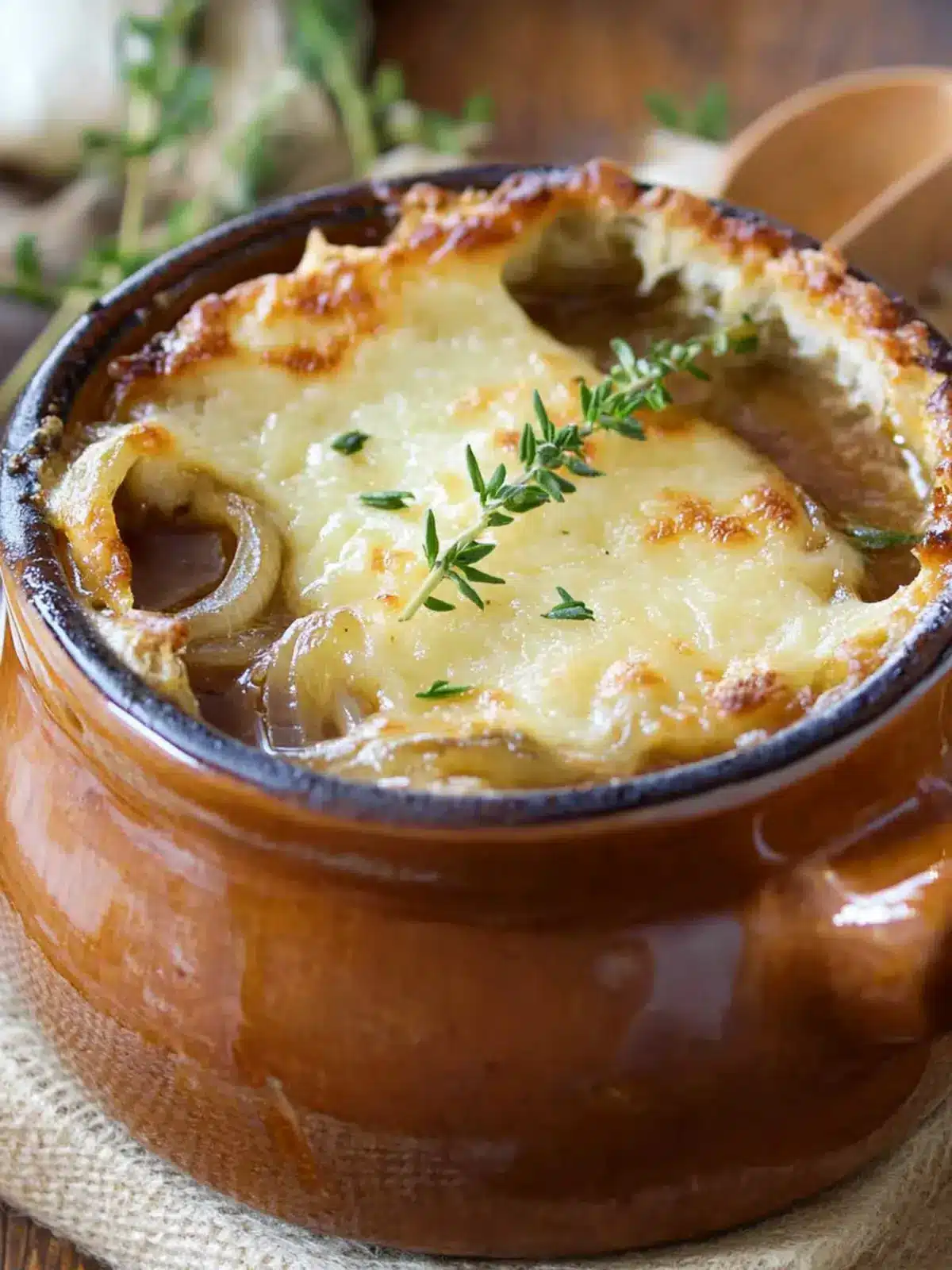 Bistro French Onion Soup with Gruyère