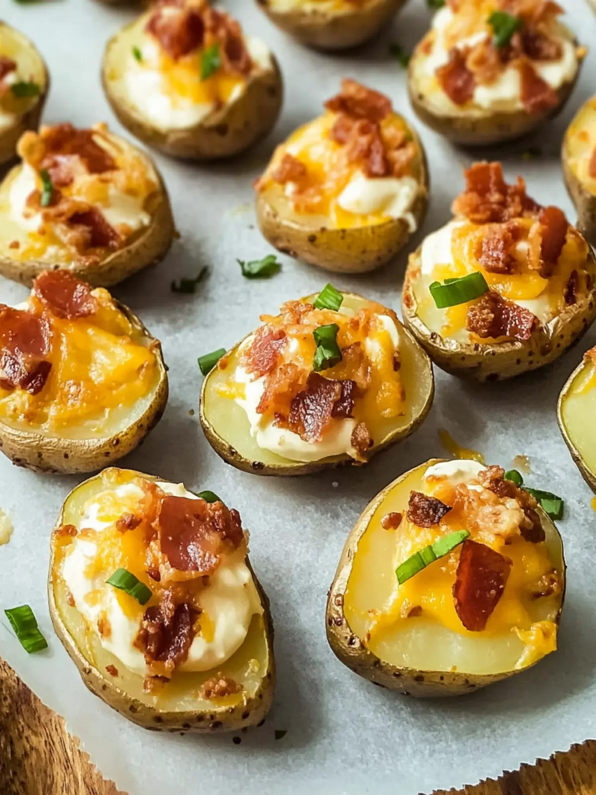 Loaded Mini Baked Potato Bites