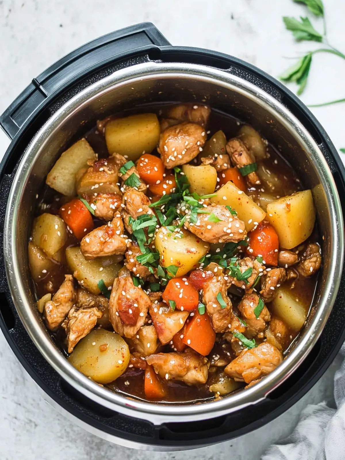 Instant Pot Korean Chicken and Potatoes for Quick Dinner Bliss 4 Instant Pot Korean Chicken and Potatoes