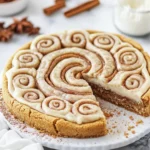 Giant Cinnamon Roll Cookie Cake That Will Wow Your Taste Buds 7 Giant Cinnamon Roll Cookie Cake