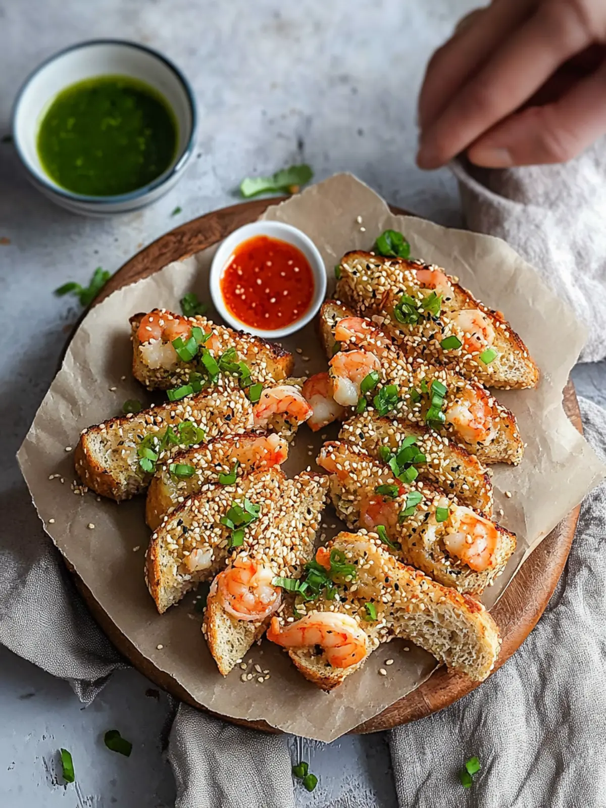 Sesame Prawn Toast