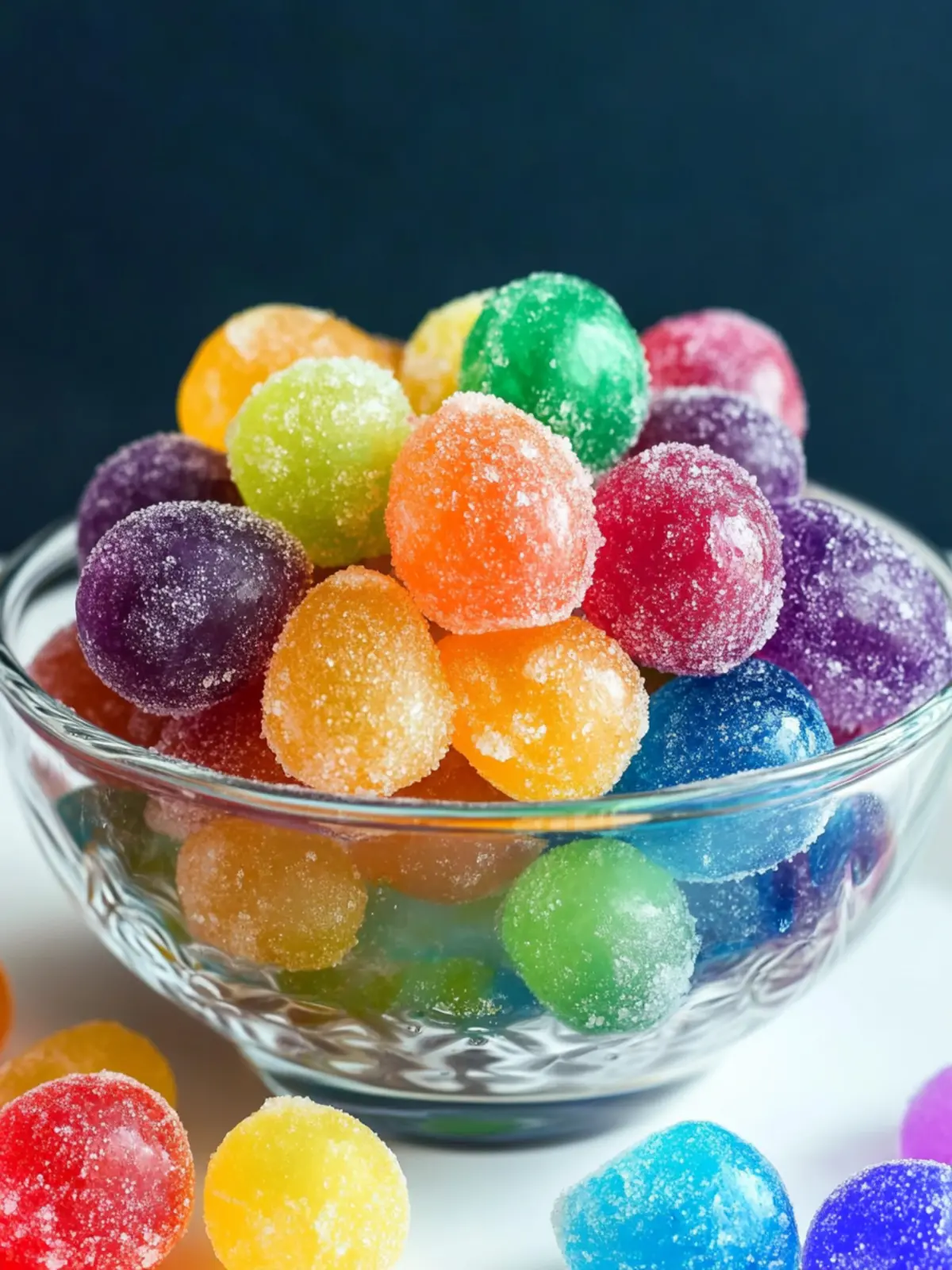 Pride Month Rainbow Jello Frosted Grapes