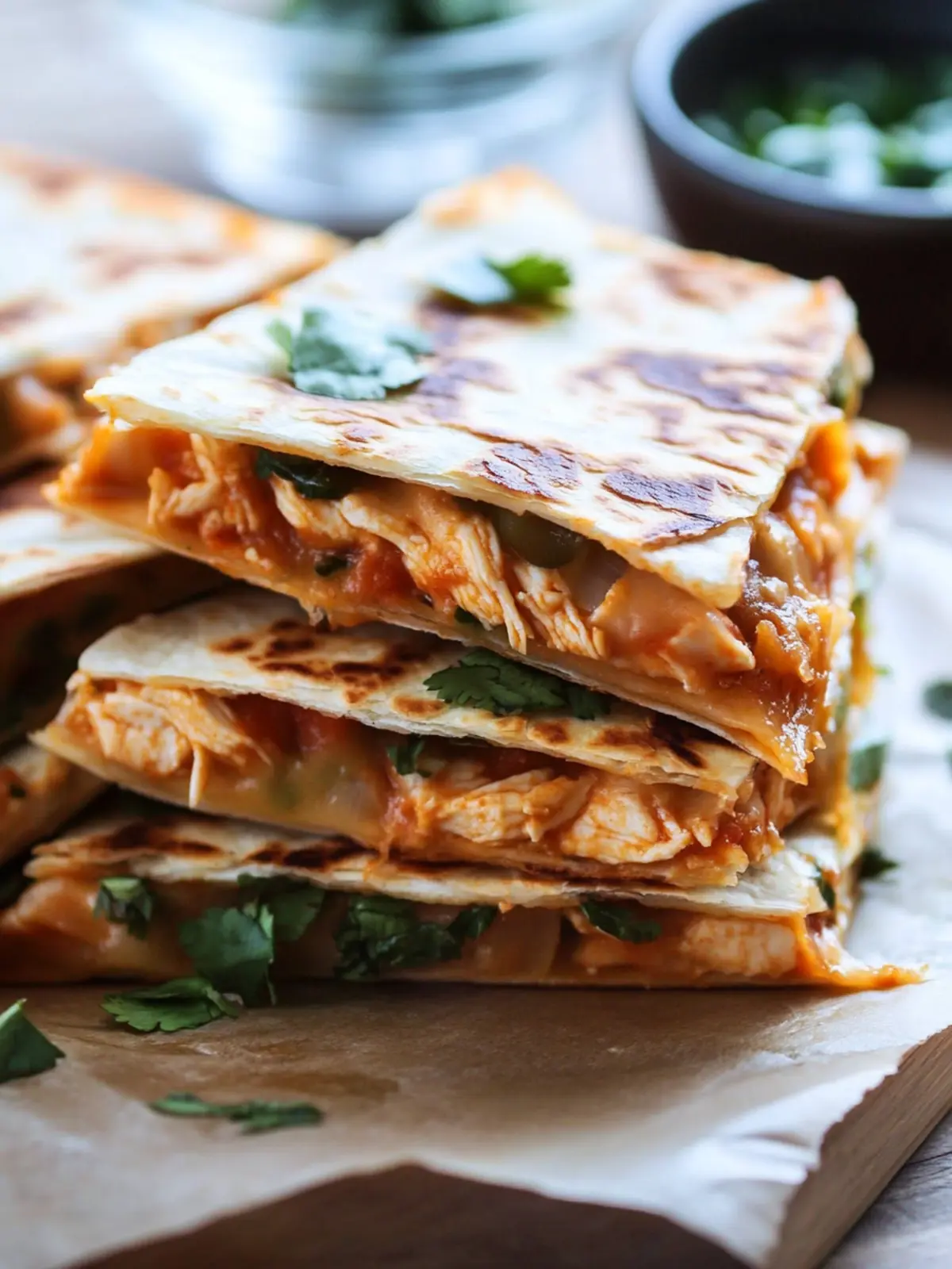 Unforgettable Father's Day 15-Minute Easy Chicken Quesadilla Recipe 4 Father's Day 15-Minute Easy Chicken Quesadilla Recipe (Cheesy!)