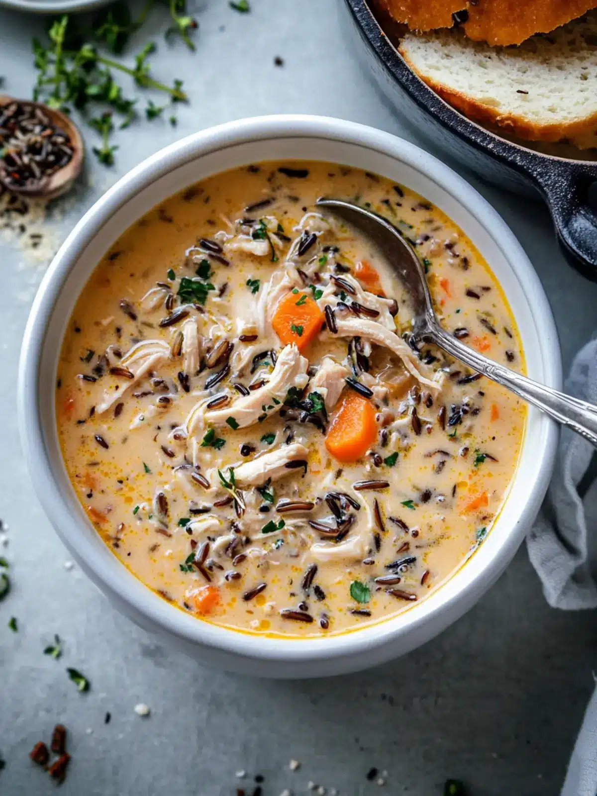 Creamy Chicken and Wild Rice Soup