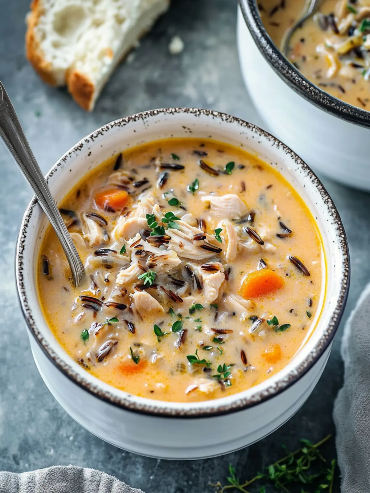 Creamy Chicken and Wild Rice Soup
