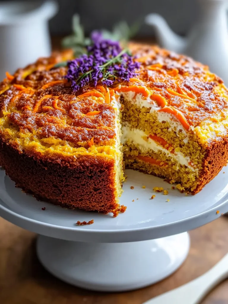 Almond Flour Carrot Yogurt Cake