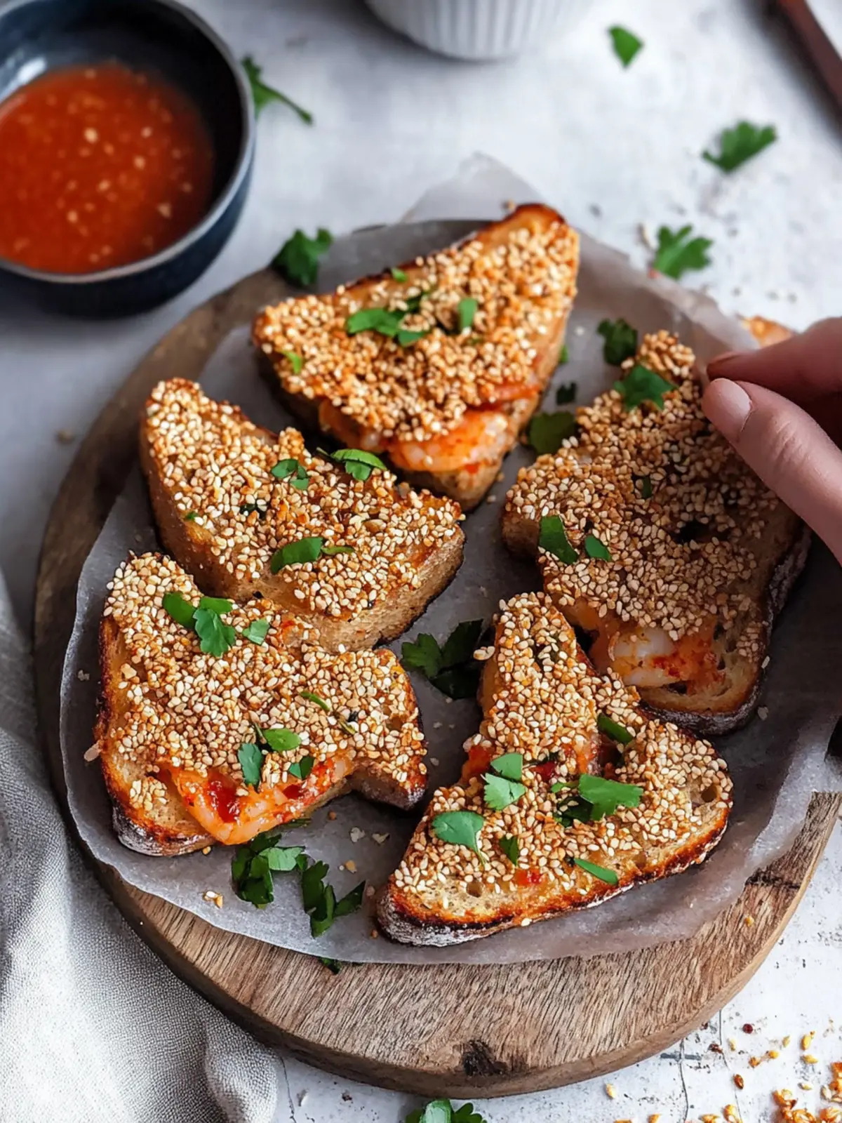 Sesame Prawn Toast
