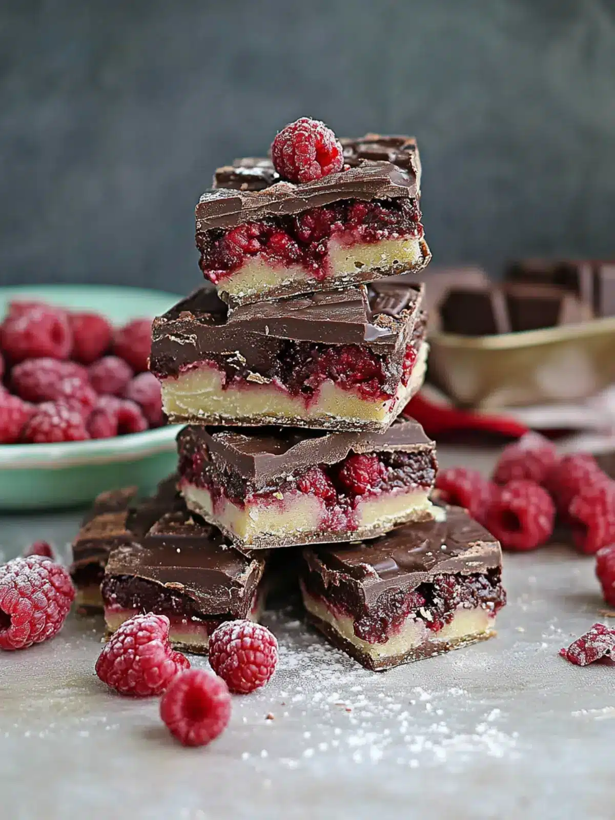 Irresistible Chocolate Raspberry Bars That Steal the Show 4 Chocolate Raspberry Bars