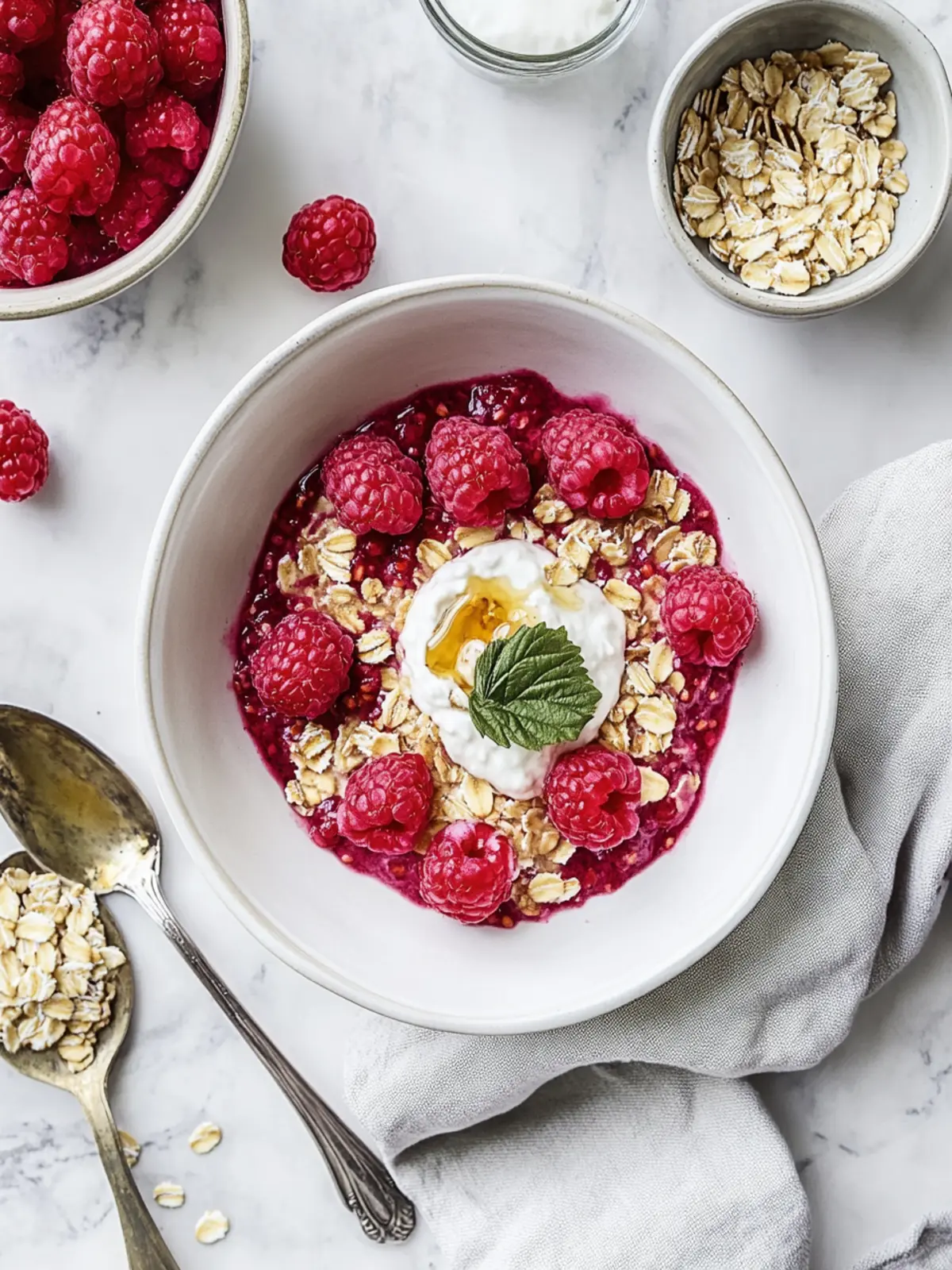 Delicious Raspberry Oatmeal for a Easy Healthy Breakfast Boost 5 Raspberry Oatmeal