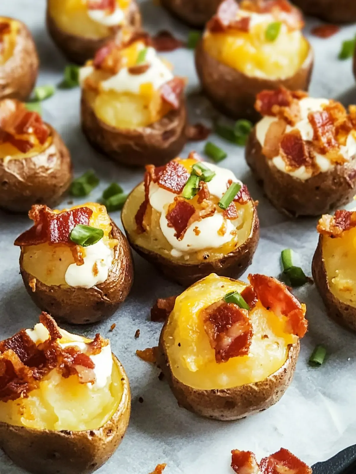 Loaded Mini Baked Potato Bites