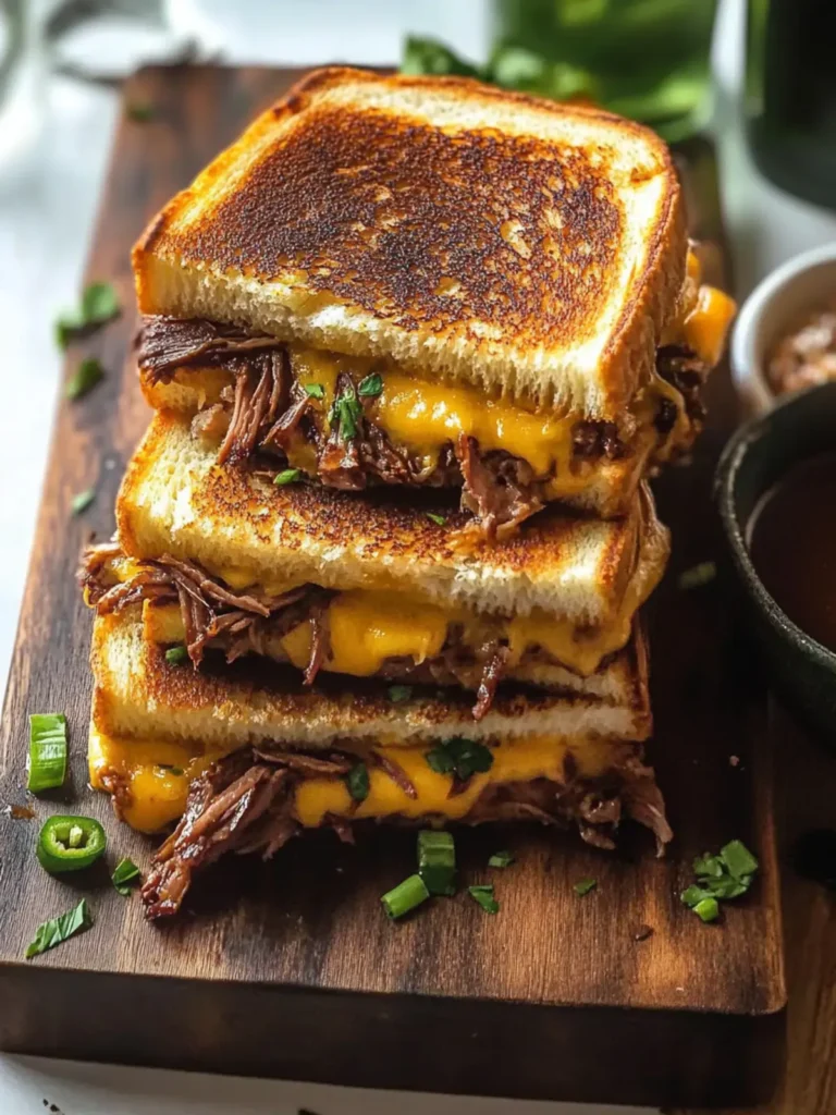 Juicy Brisket Grilled Cheese