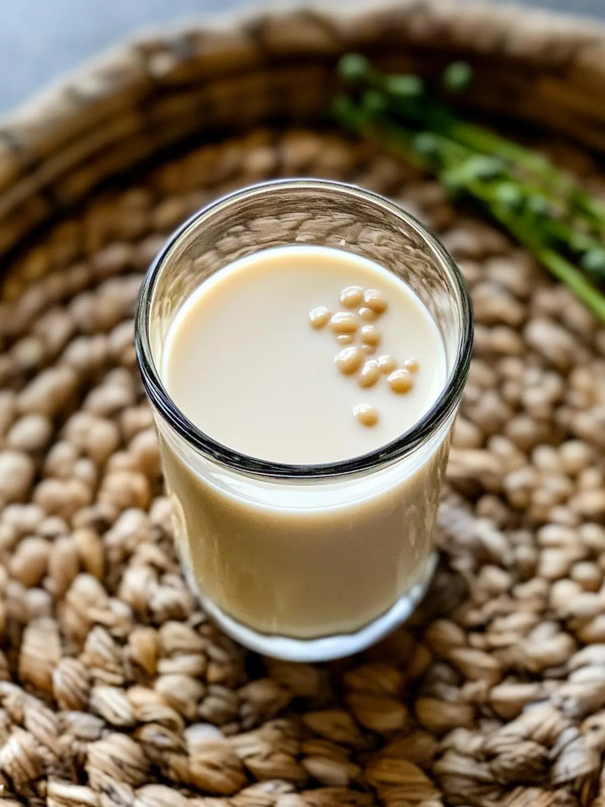 Mung Bean Milk from Peeled Mung Bean