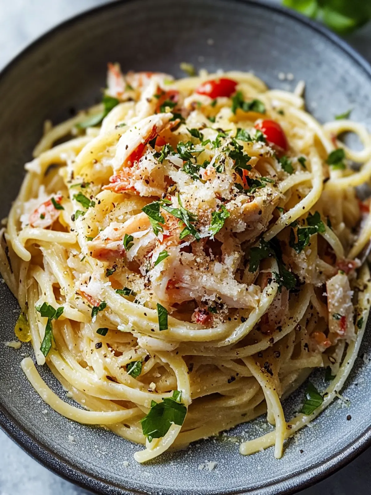 Quick and Delicious Crab Linguine