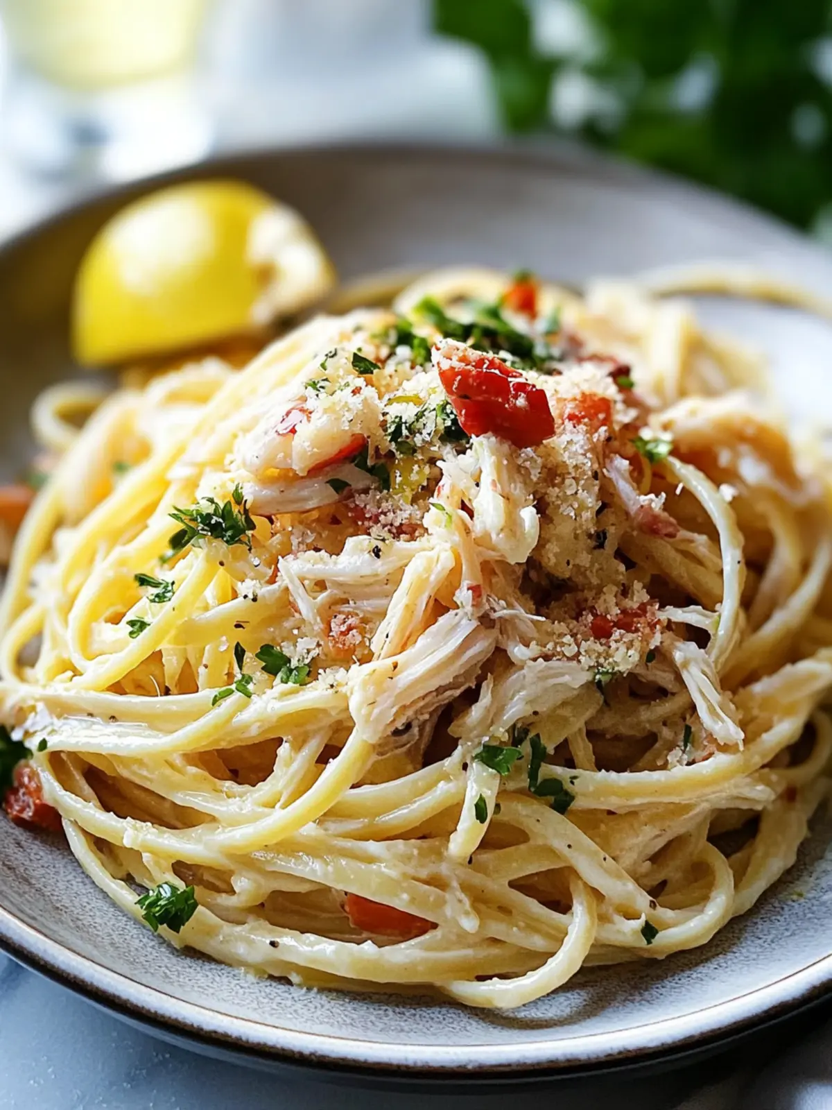 Quick and Delicious Crab Linguine