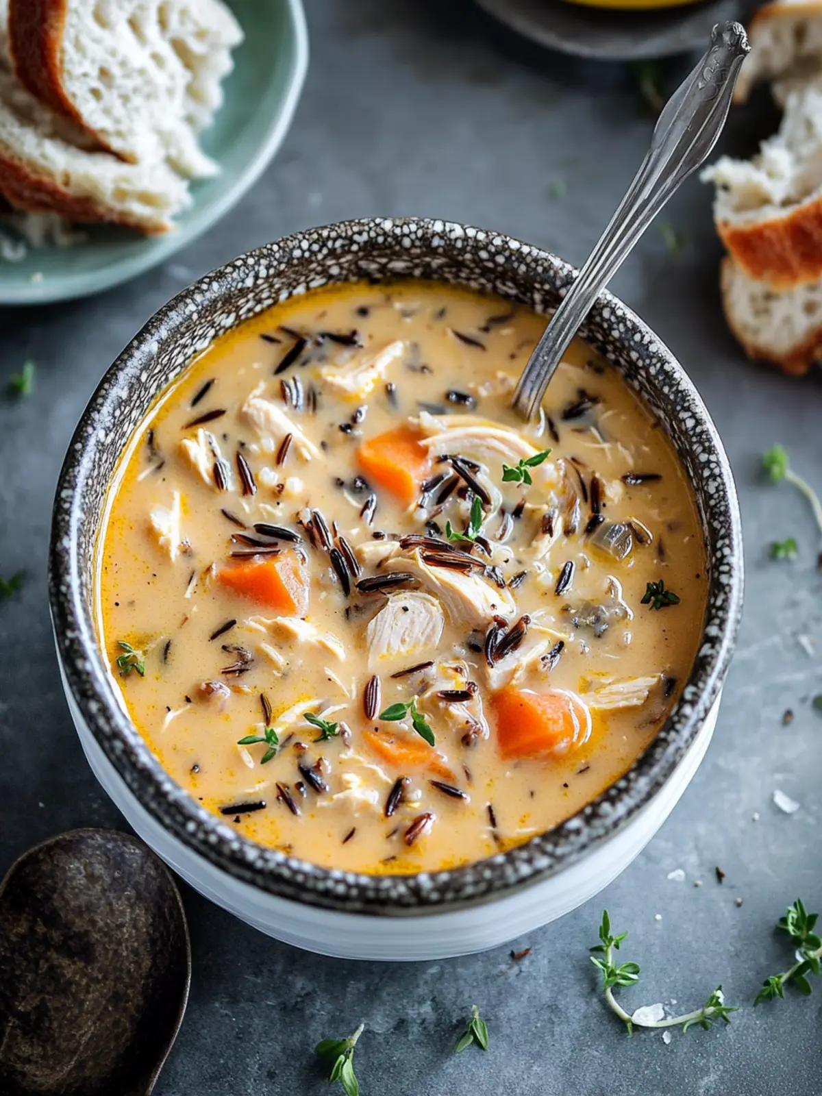 Creamy Chicken and Wild Rice Soup