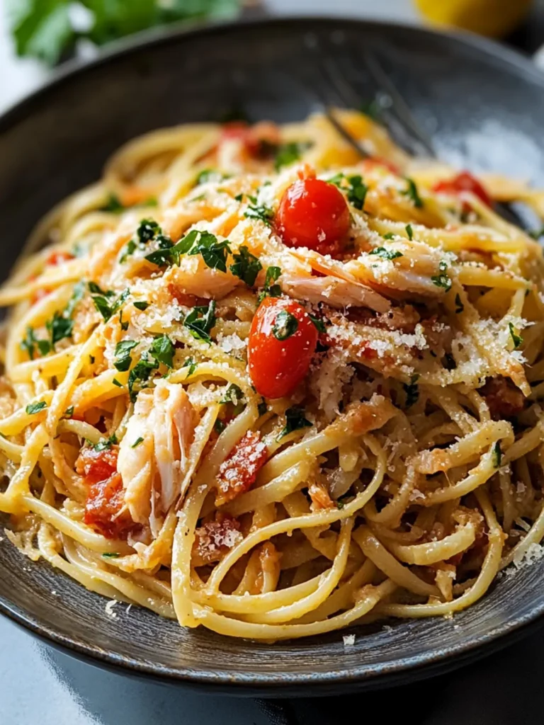 Quick and Delicious Crab Linguine