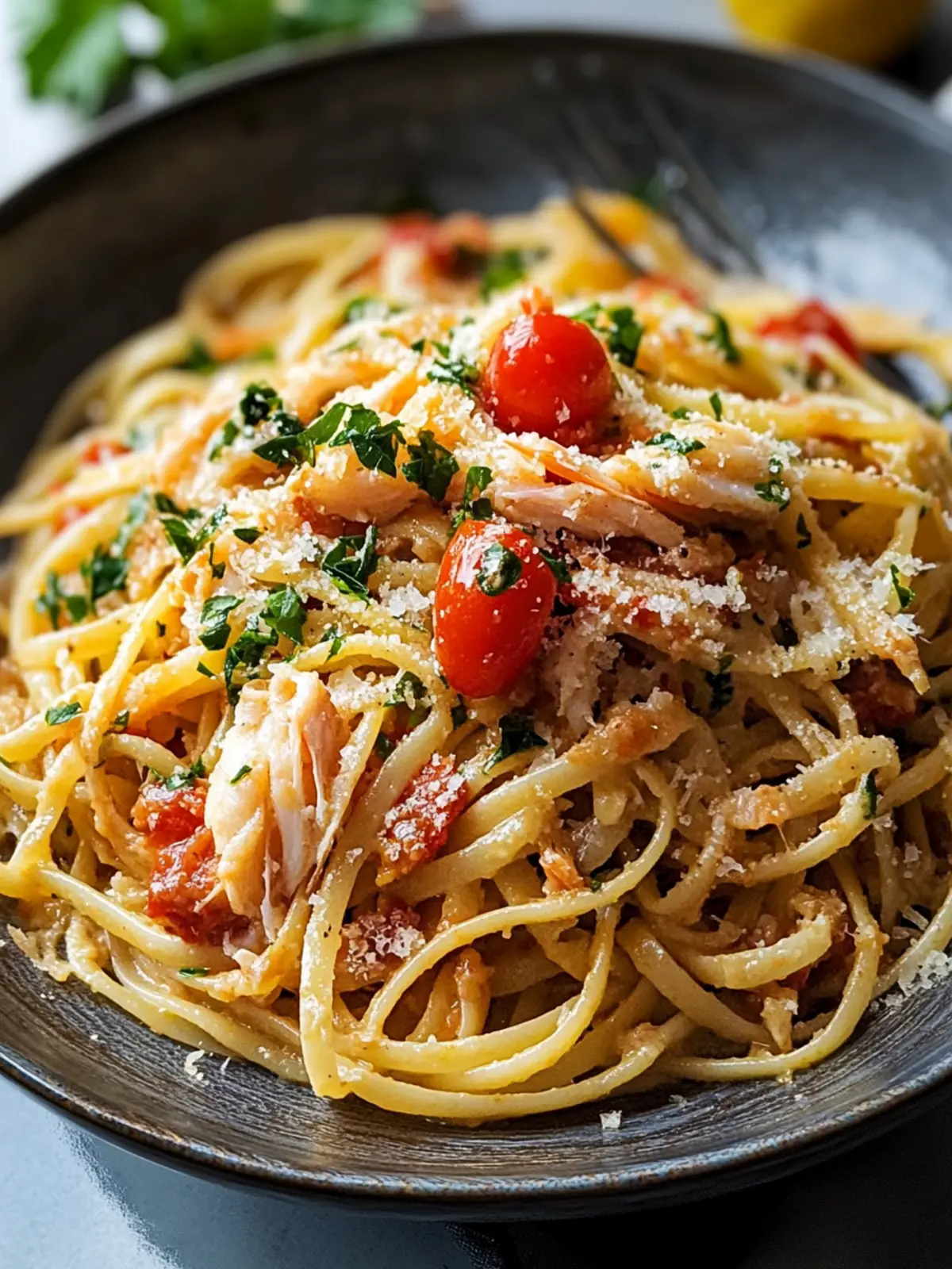 Quick and Delicious Crab Linguine